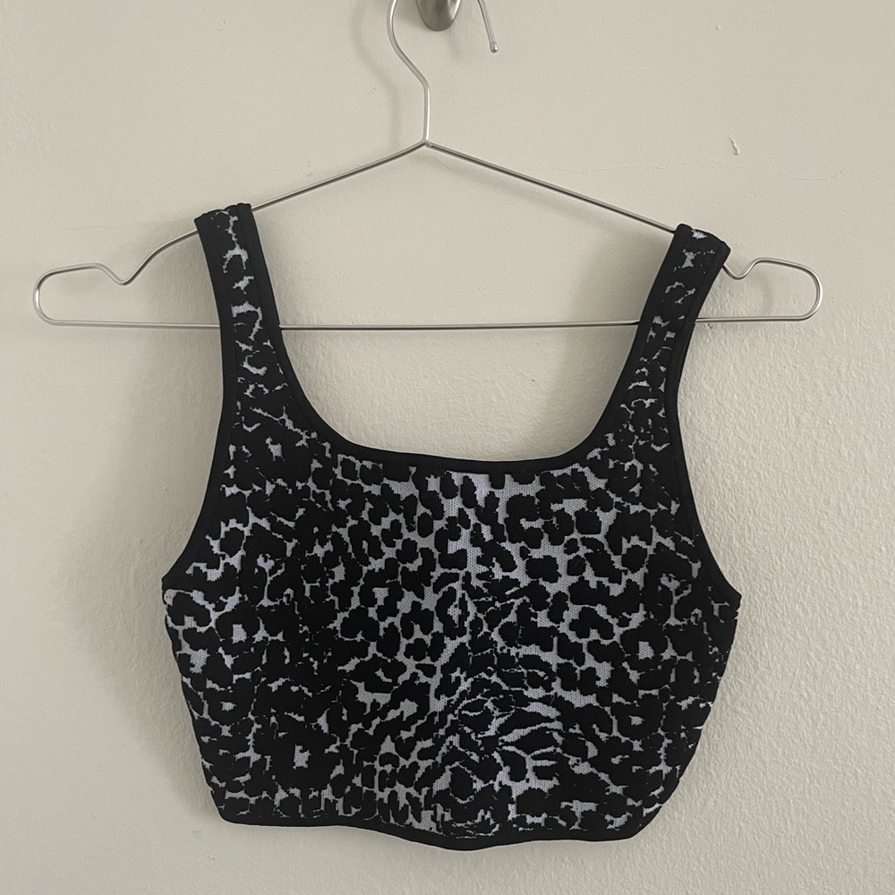 Leopard Print Aritzia Crop Tank
